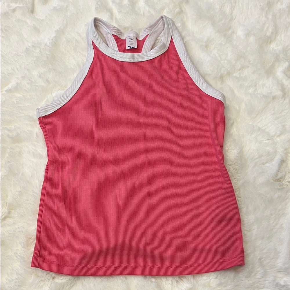 Old Navy Pink Camisole with White Trim